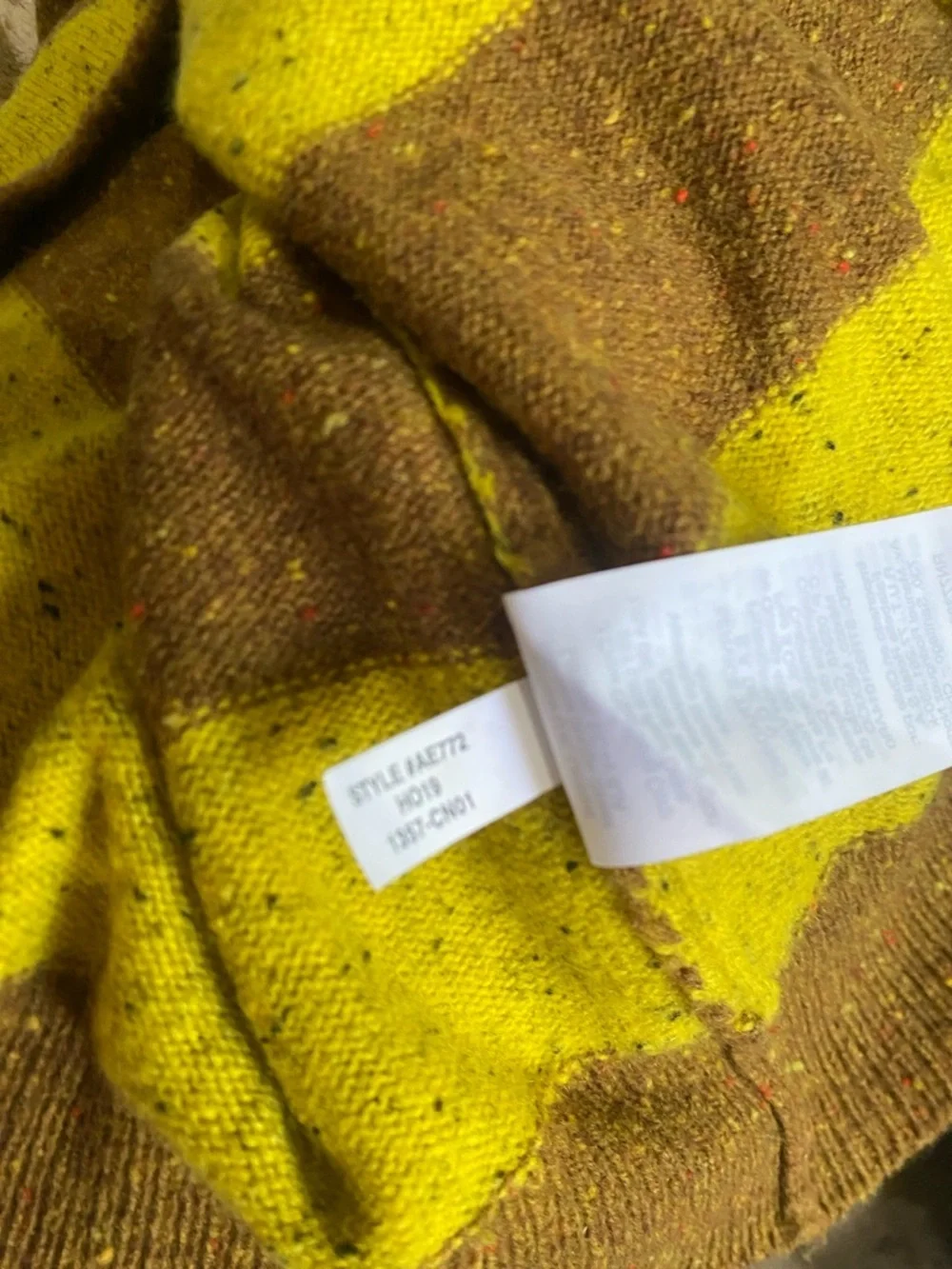 J.Crew M Wool Blend Striped Sweater